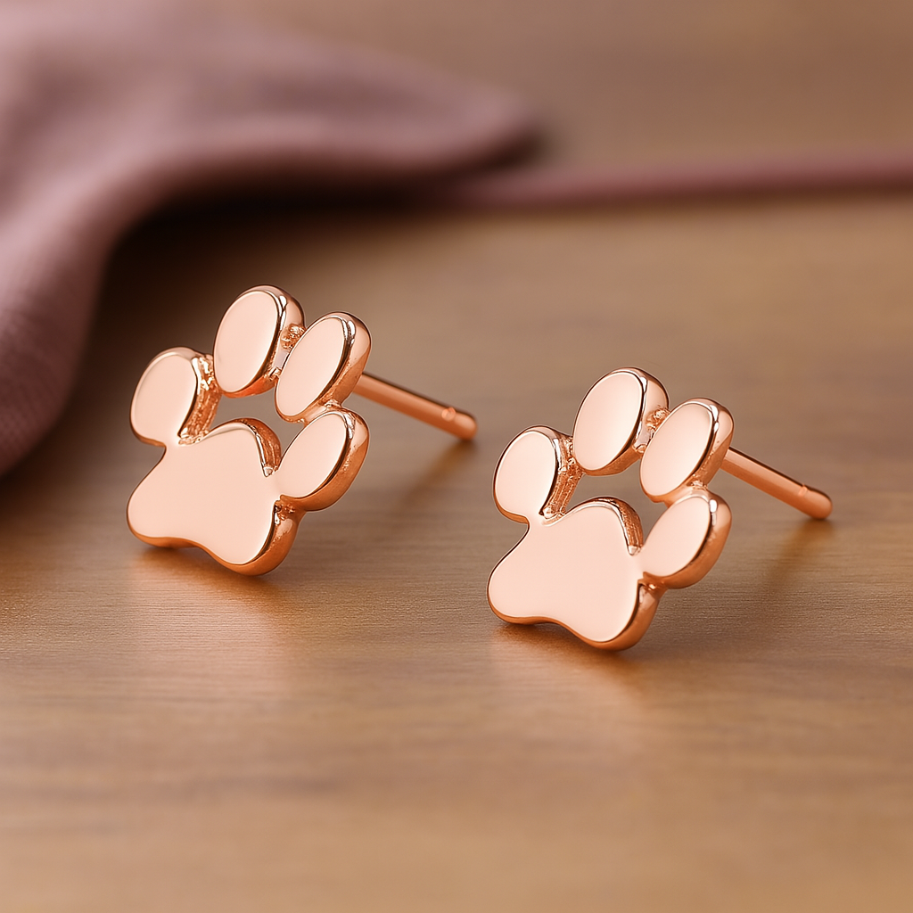 Isavelle | Paw Steel Earrings