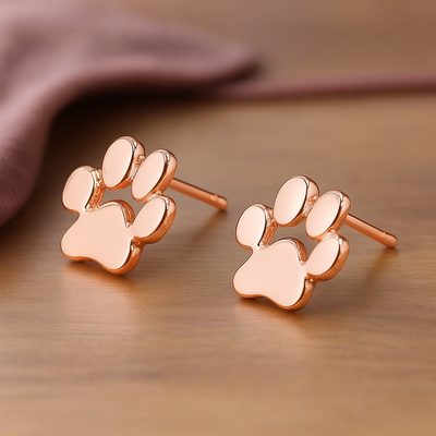 Isavelle | Paw Steel Earrings