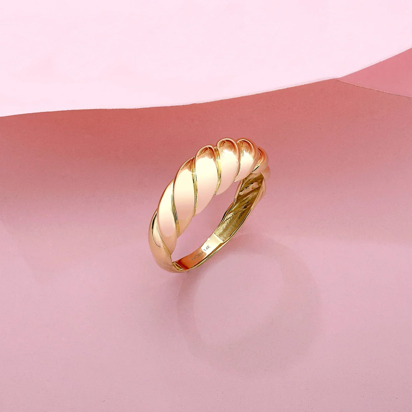 Caterina | Croissant Gold Ring - Gold