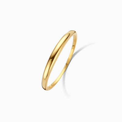 Sylvia | Slim Dome Ring - Gold