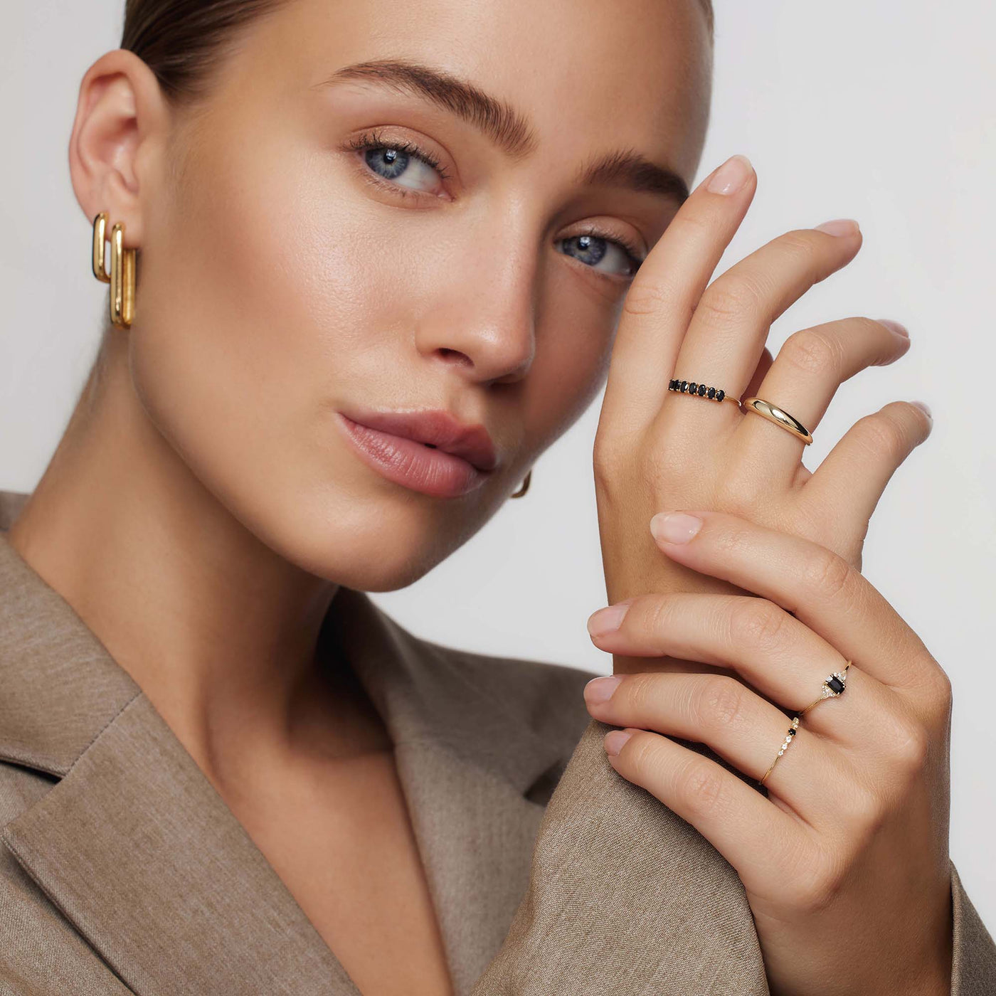 Roxanne | Rock Solid Ring - Gold