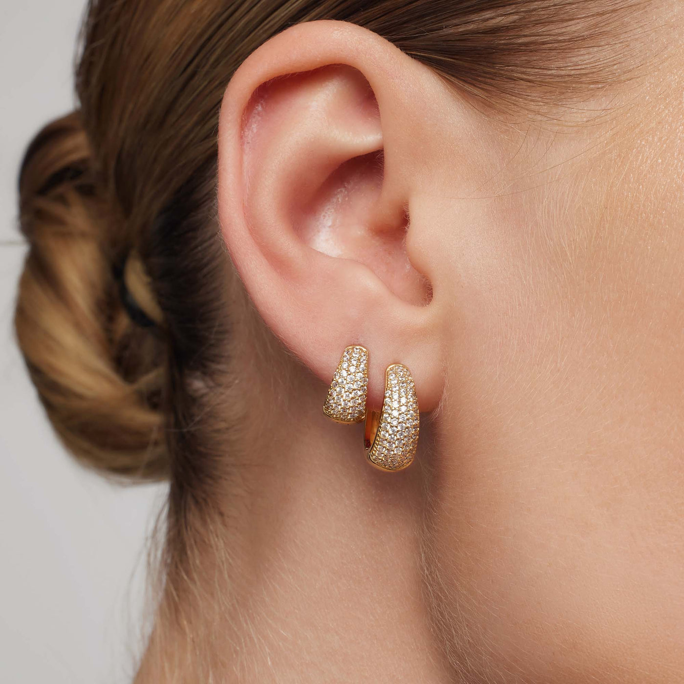 Juliana | Mini Hoop Earrings - Gold