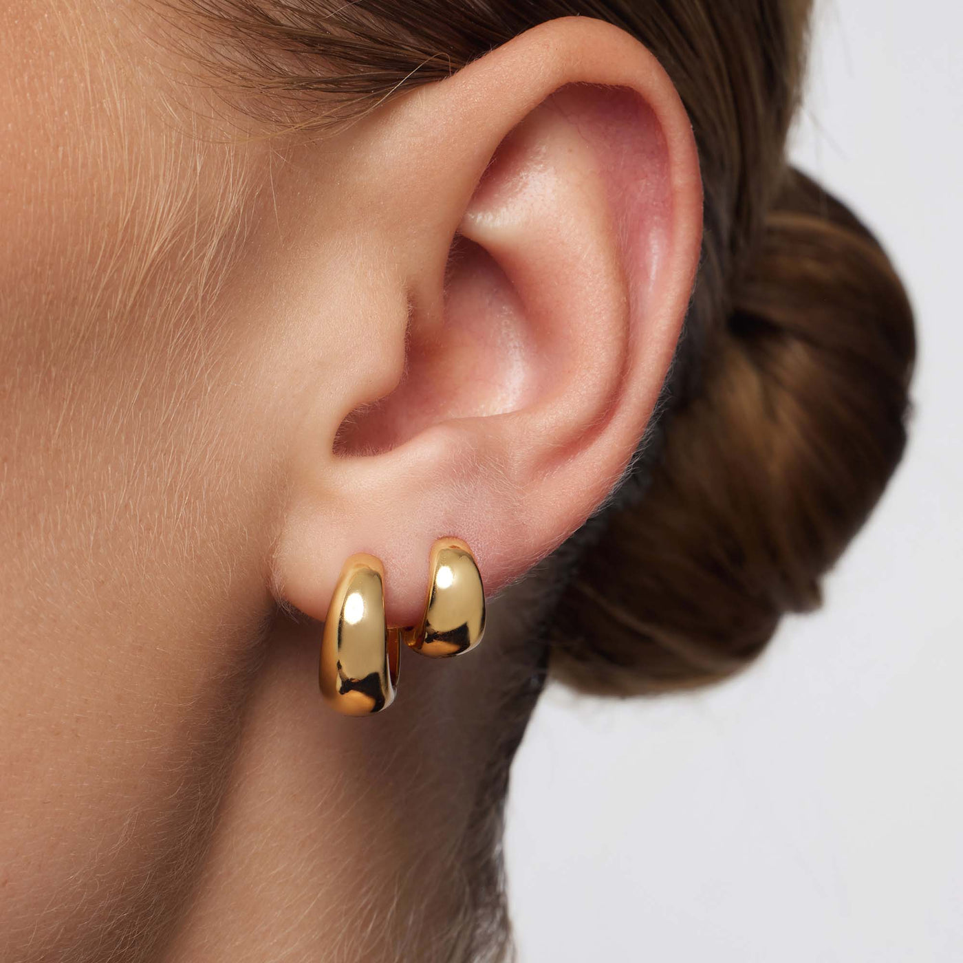 Julietta | Mini Hoop Earrings - Gold