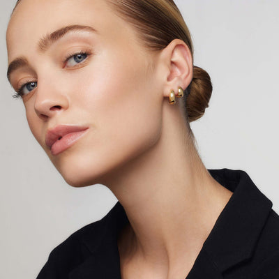 Floriana | Classic Gold Hoops - Gold