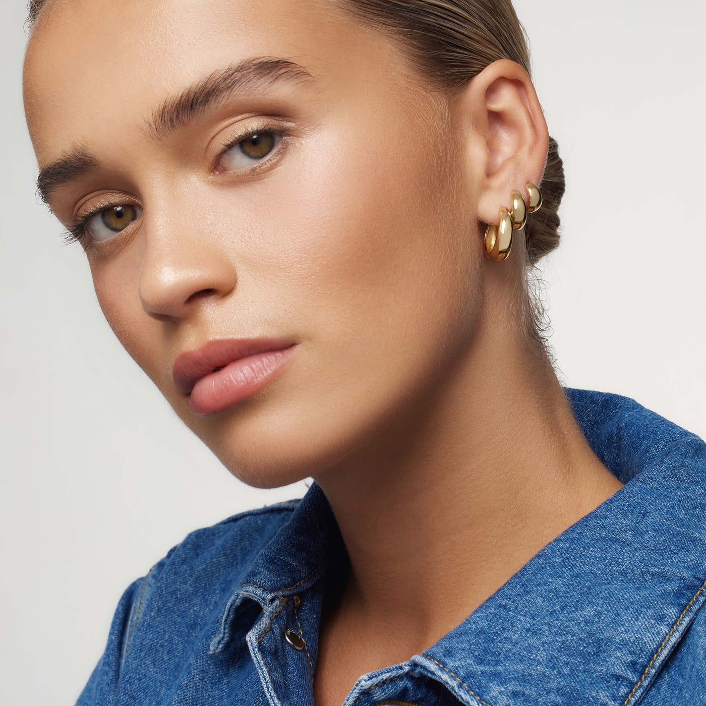 Rafaella | Statement Gold Hoops - Gold