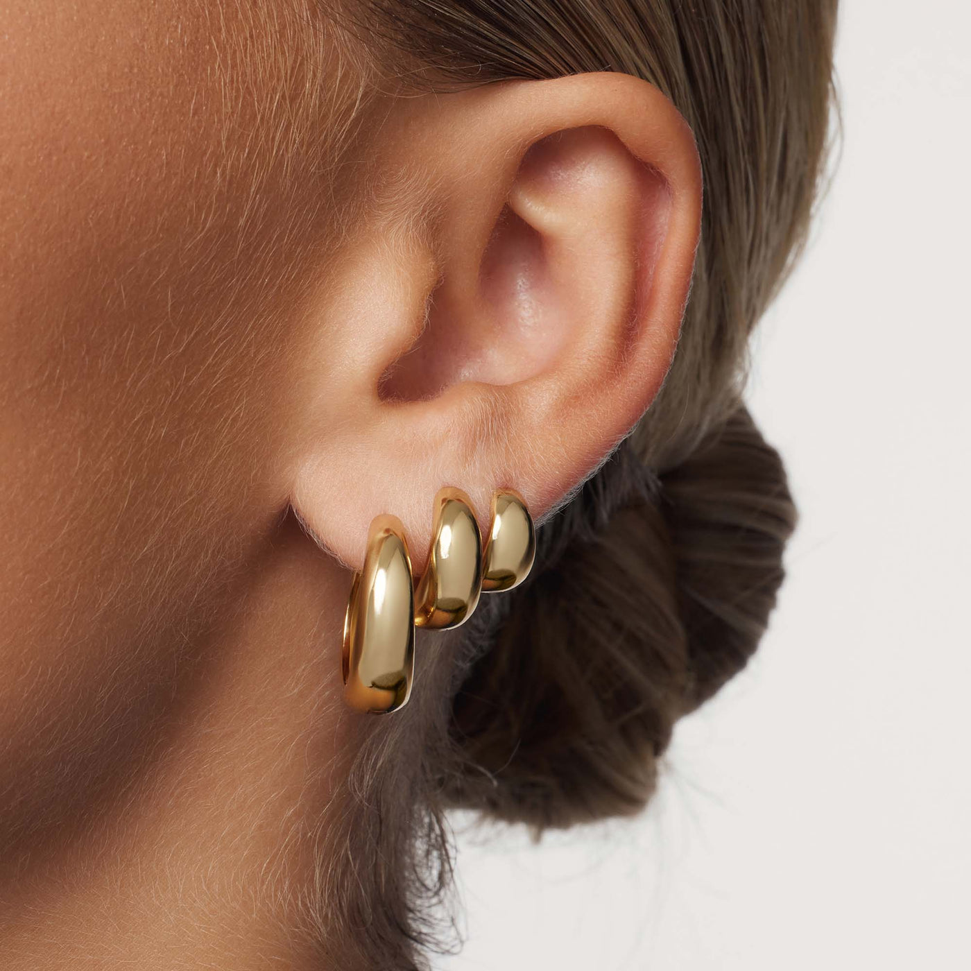 Rafaella | Statement Gold Hoops - Gold