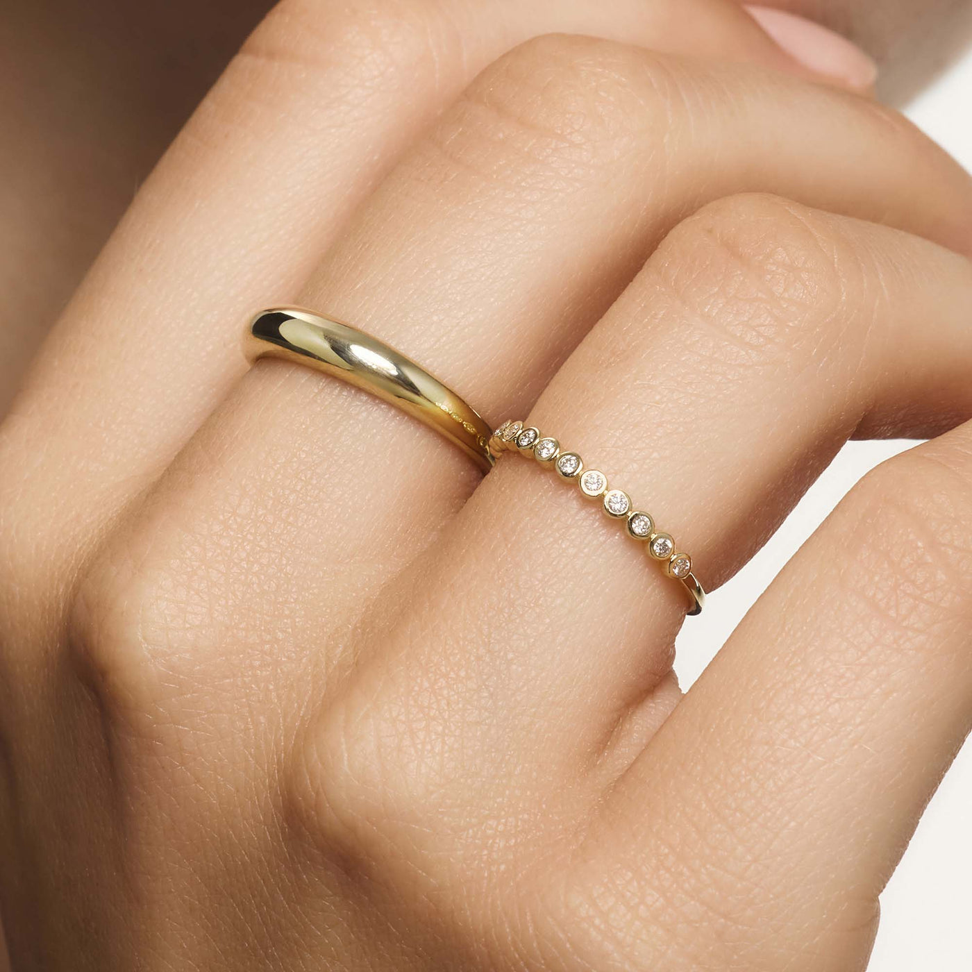 Alessia | Midi Dome Ring - Gold
