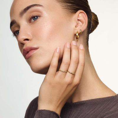 Sylvia | Slim Dome Ring - Gold
