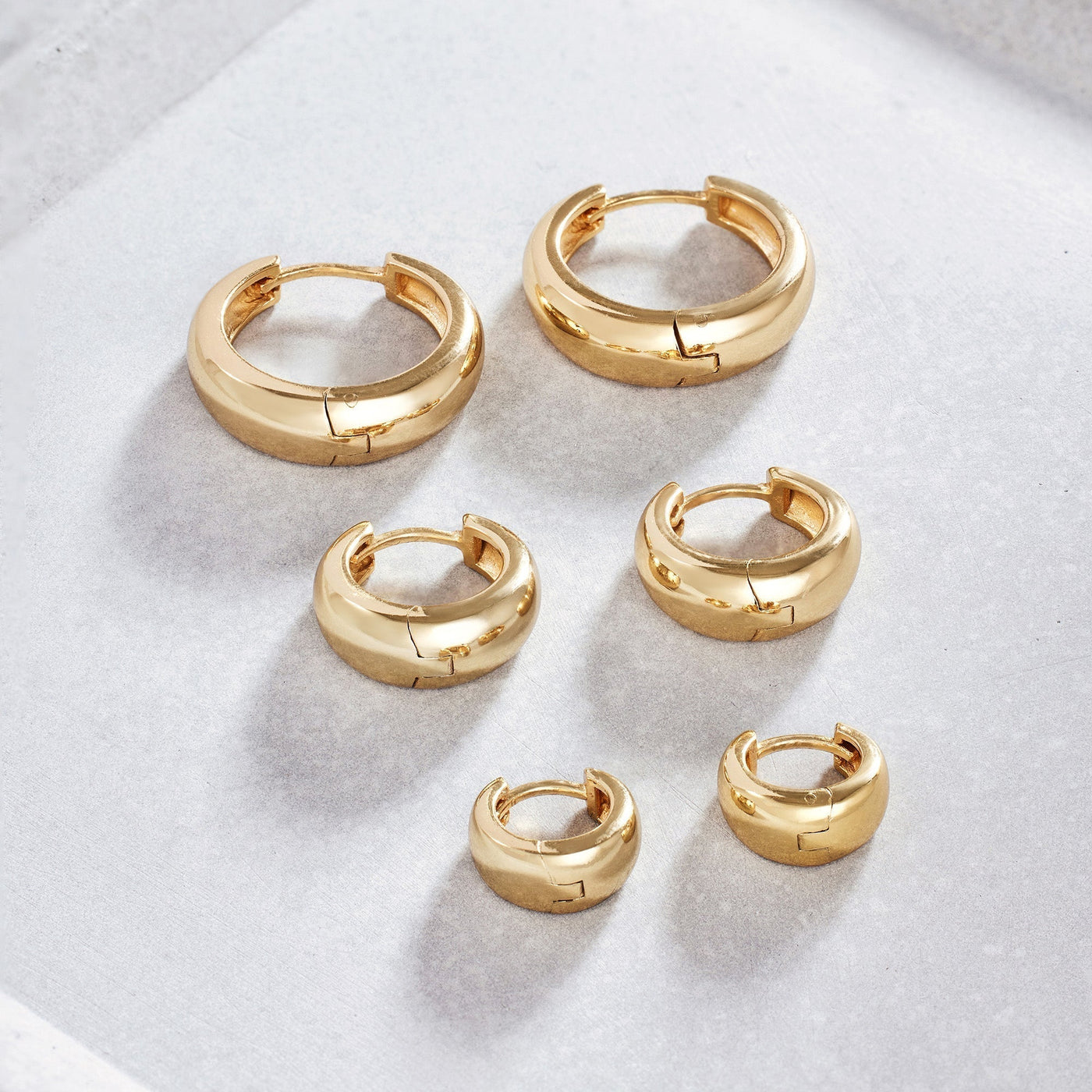 Floriana | Classic Gold Hoops - Gold