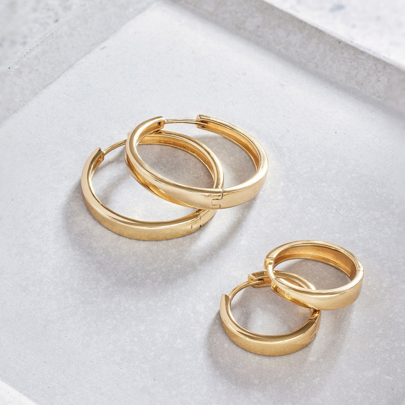 Serafina | Classic Gold Hoops - Gold