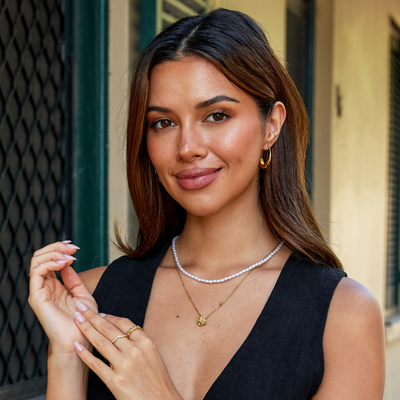 Rivelle | Golden Rose Pendant