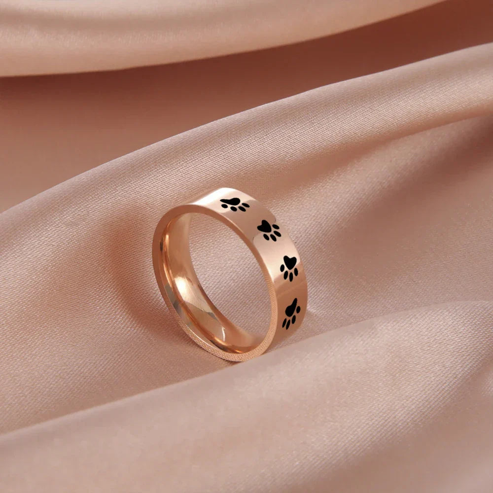 Juliette | Steel Paw Ring