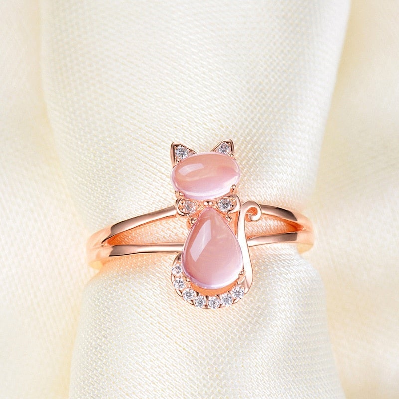 Ysolde | Cat Rose Ring