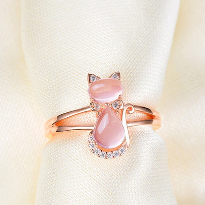 Ysolde | Cat Rose Ring