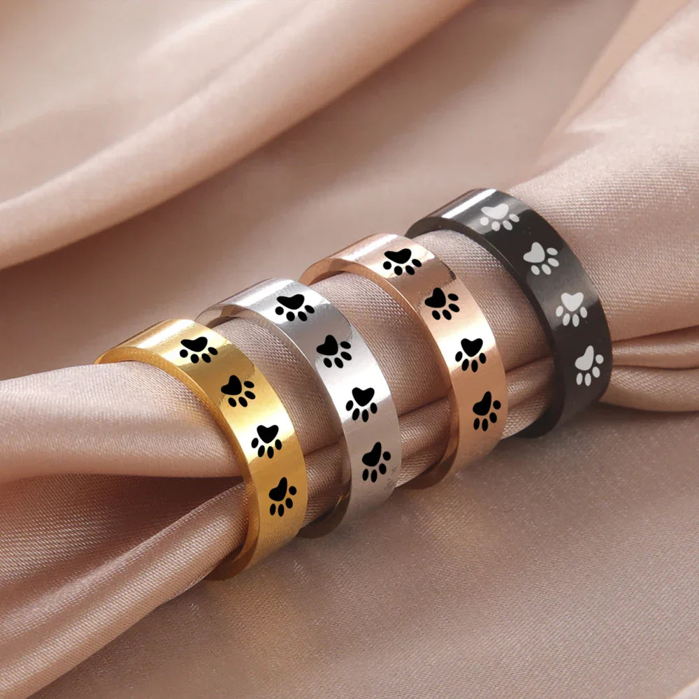 Juliette | Steel Paw Ring