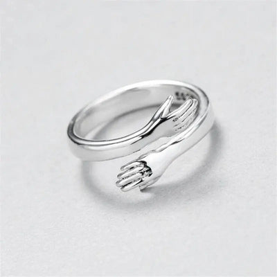 Amity | Silver Adjustable Hug Ring