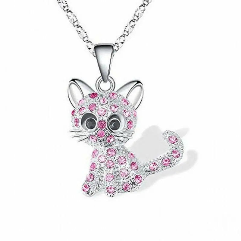 Sylena | Kitten Zircon Necklace
