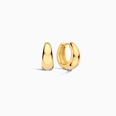 Floriana | Classic Gold Hoops - Gold