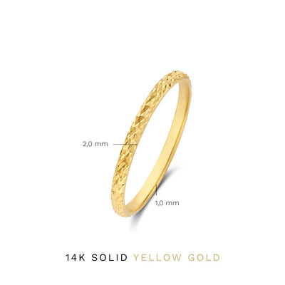 Angelina | Trellis Gold Ring - Gold