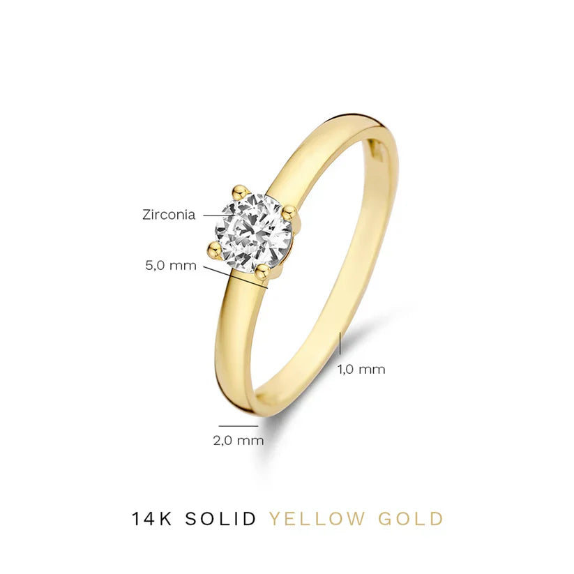 Mirella | Castelle Gold Ring - Gold