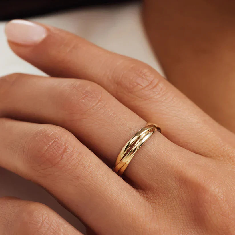 Domenica | Trielle Gold Ring - Gold