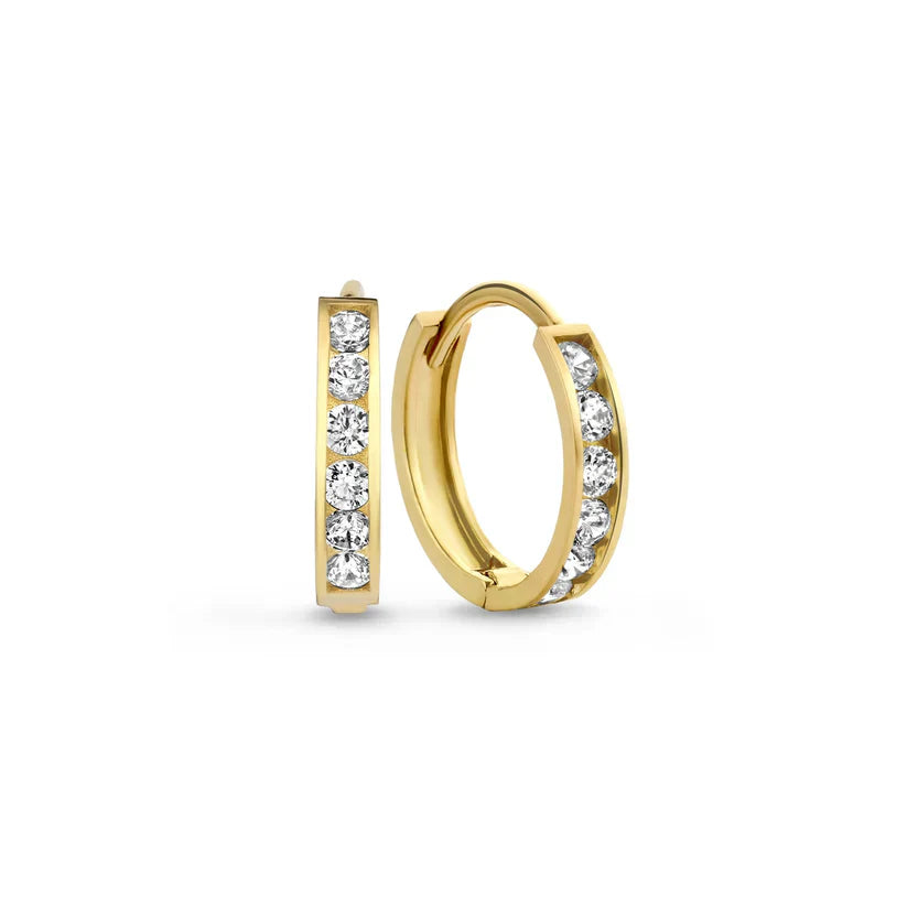 Camellia | Stone Earring Set - Gold