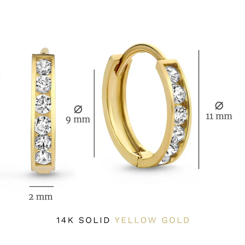 Camellia | Stone Earring Set - Gold