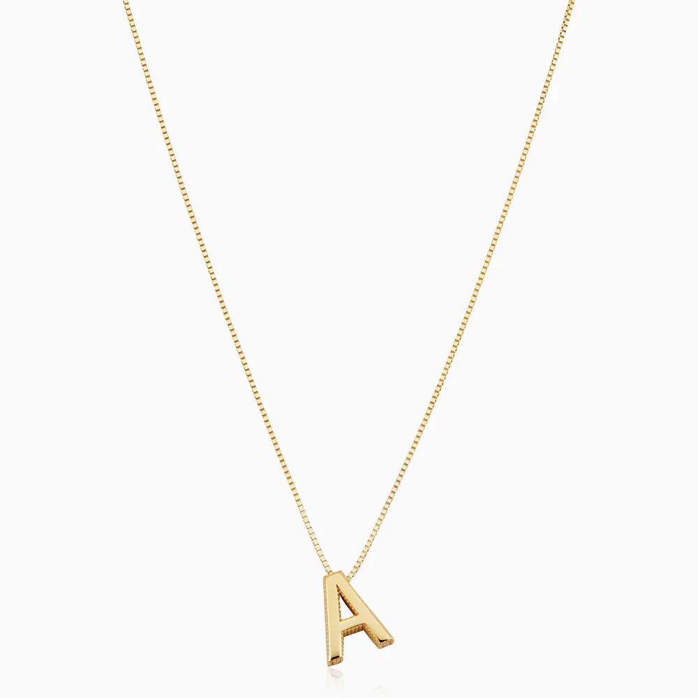 Love letter I Initial necklace
