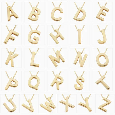 Love letter I Initial necklace