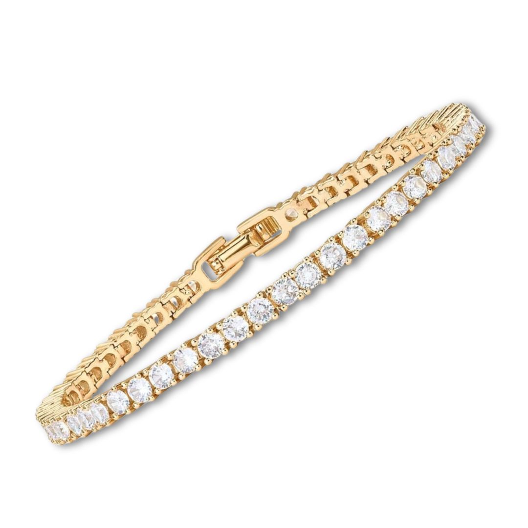 Gabriella | Moissanite Tennis Bracelet - Gold