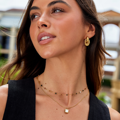Cerys | Minimal Stone Necklace