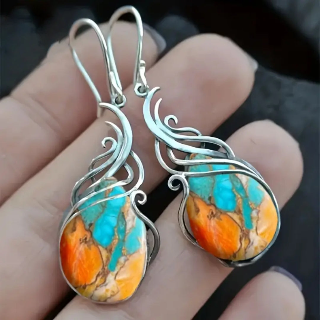 Coloria | Brilliant Gemstone Drop Earrings