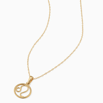 Zinnia | Zodiac Charm Necklace - Gold