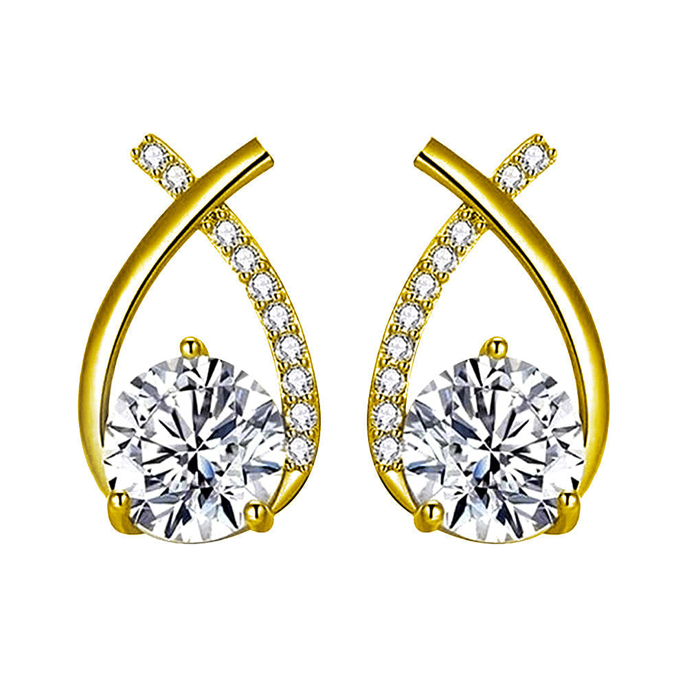 Luciana | Classic Gold Earrings - Gold