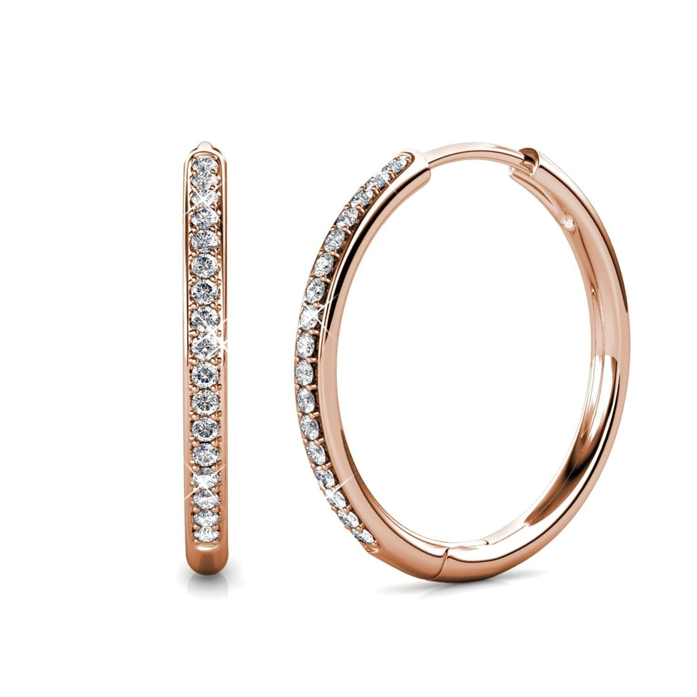 Rosalia | Pavé Gold Earrings - Gold