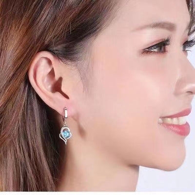 Elisandre | Heart Drop Earrings