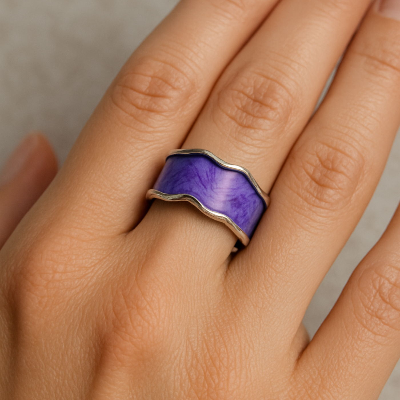 Marina | Golden Ocean Vintage Ring