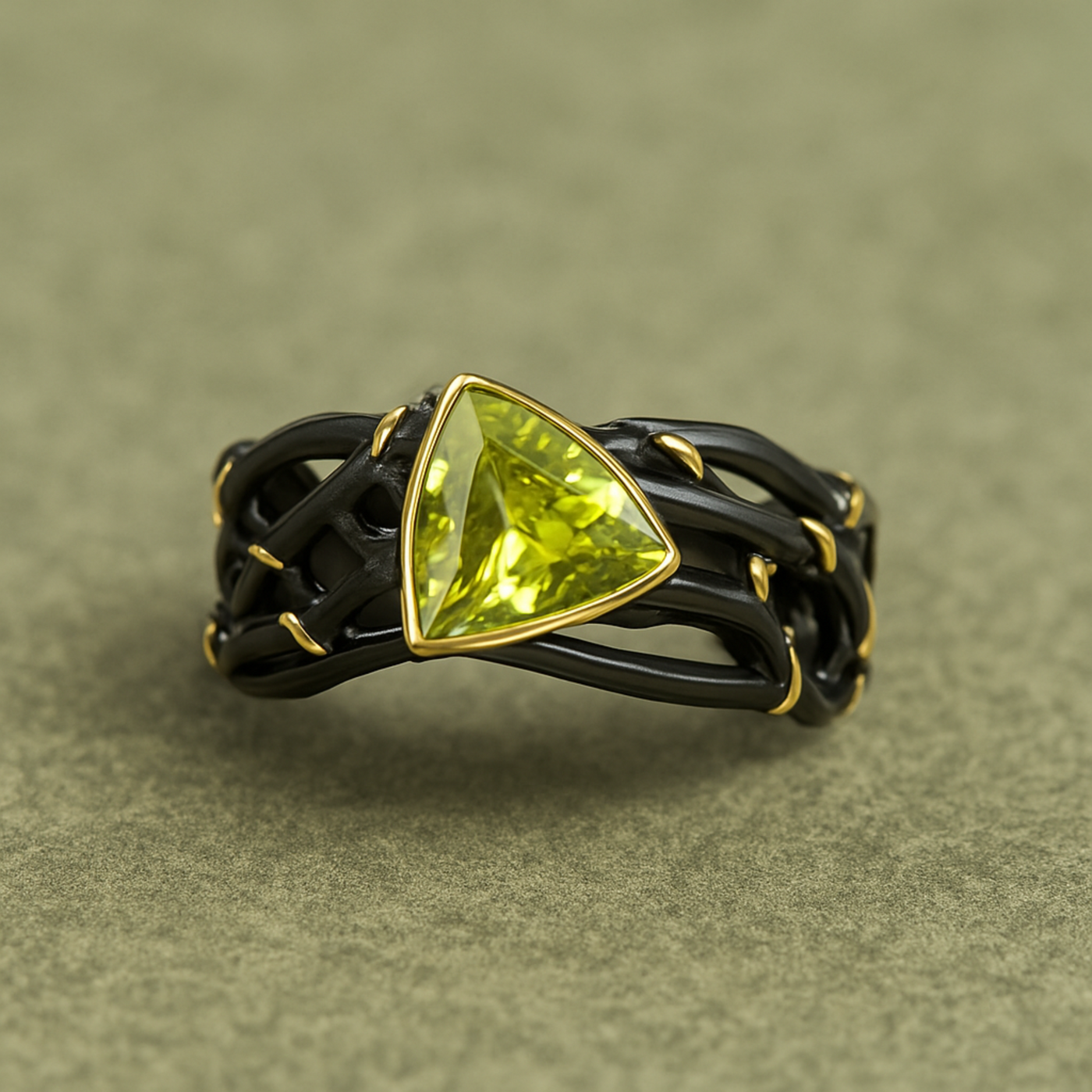 Verde | Green Opal Nature Ring
