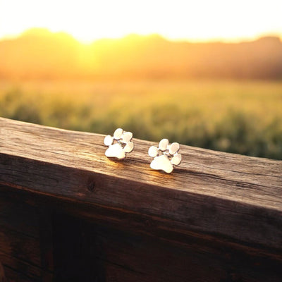 Isavelle | Paw Steel Earrings