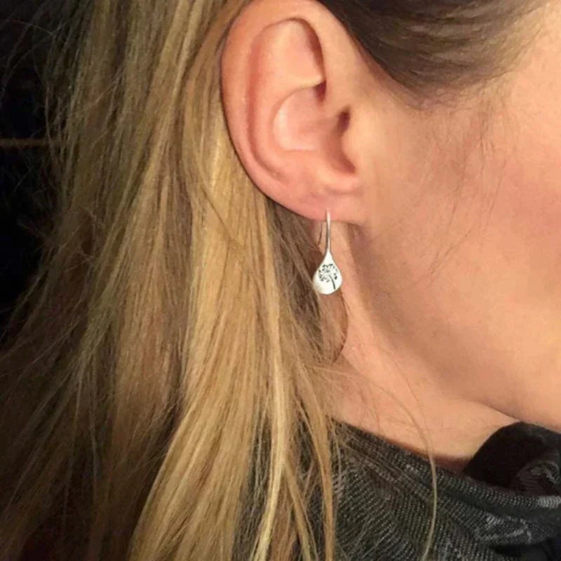 Soraya | Silver Blossom Earrings