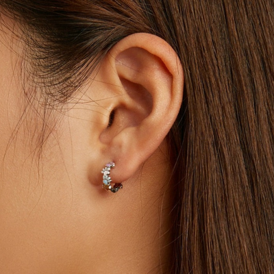 Viviane | Colorful Paw Hoops