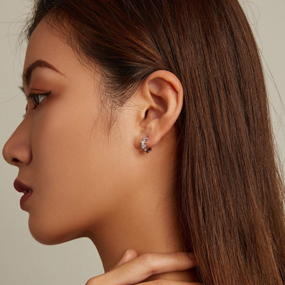 Viviane | Colorful Paw Hoops