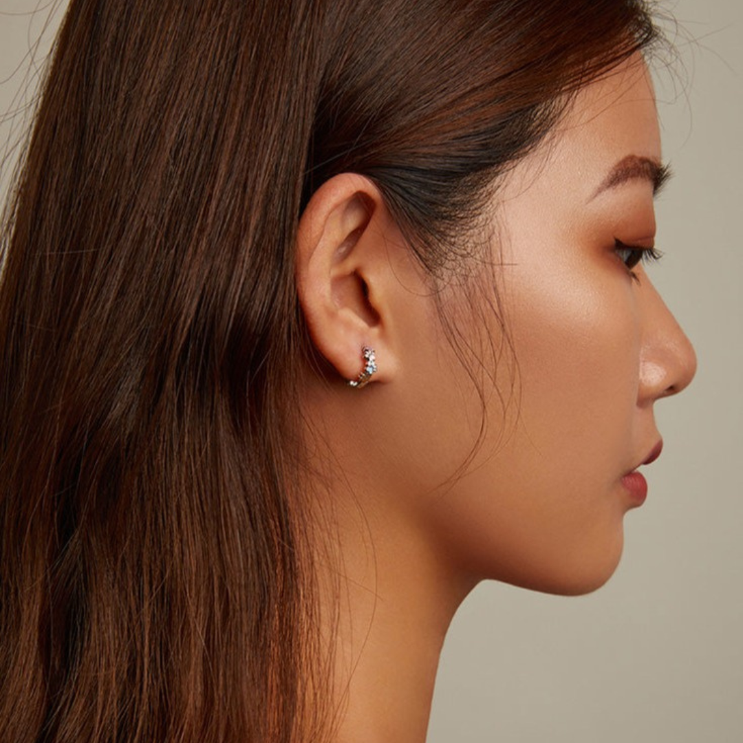 Viviane | Colorful Paw Hoops
