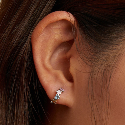 Viviane | Colorful Paw Hoops