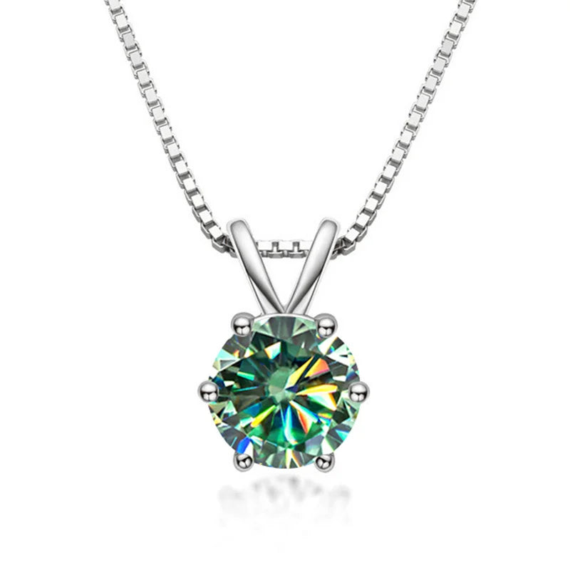 Meliora | Moissanite Solitaire Necklace