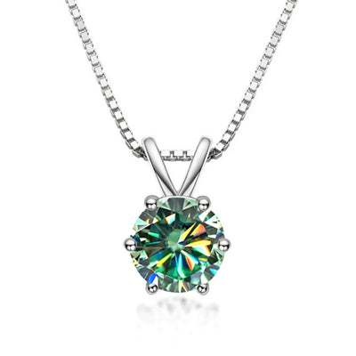 Meliora | Moissanite Solitaire Necklace