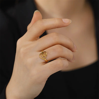 Lorisse | Stainless Paw Ring