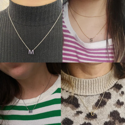 Julenne | Alphabet Pendant Necklace