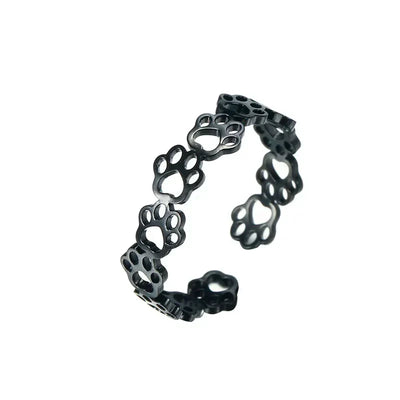 Paw Love I Adjustable Paw Print Ring