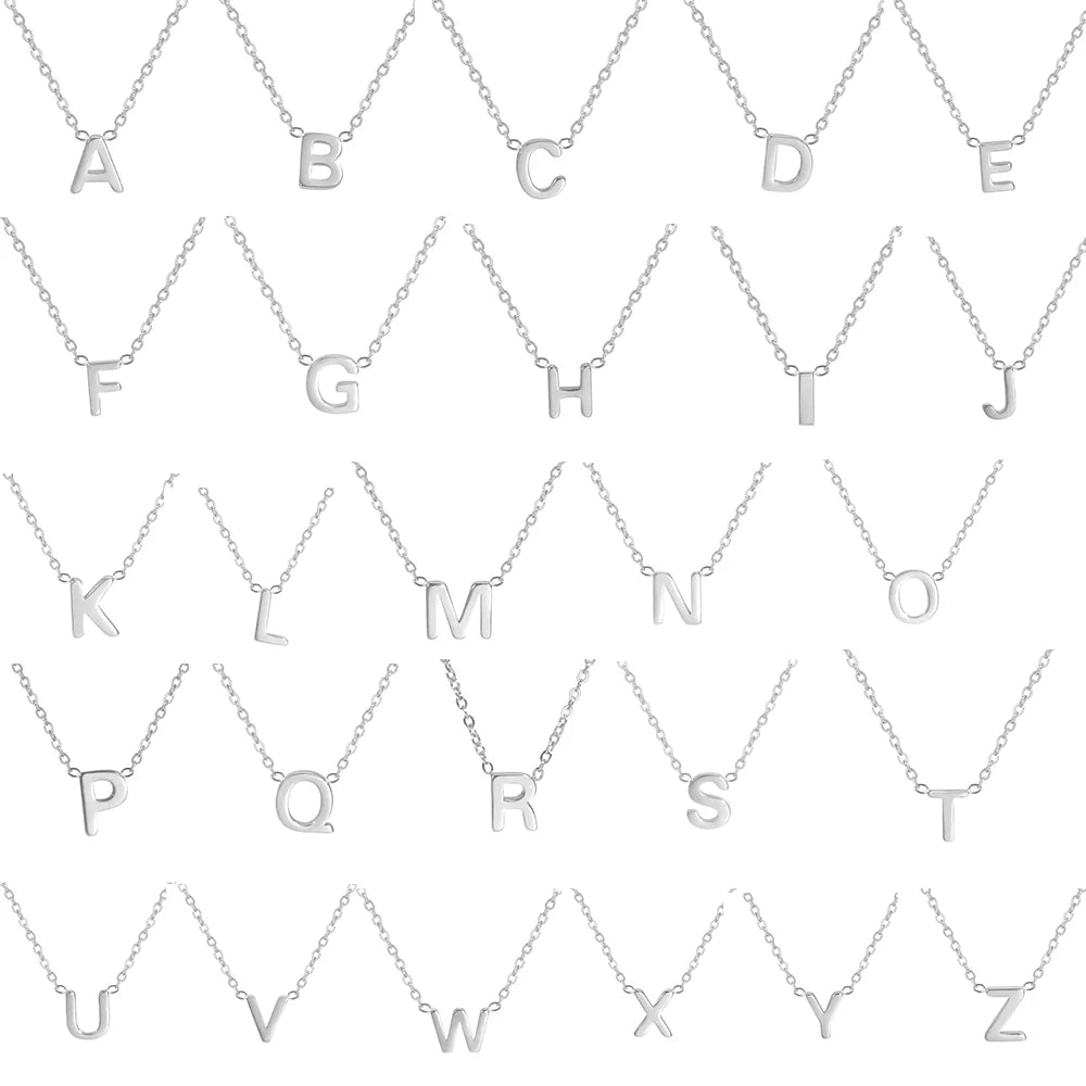 Julenne | Alphabet Pendant Necklace